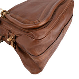 Chloé Brown Leather Paraty Handbag
