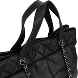 Chanel Lambskin On The Road CC Tote Handbag