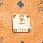 MCM Monogram Visetos Boston Handbag - vintageandkickz