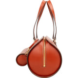 Louis Vuitton Cognac Epi Leather Soufflot Set Handbag