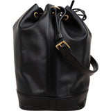Louis Vuitton Noir Epi Leather Sac Noé Grande Shoulder Bag