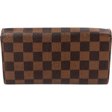 Louis Vuitton Monogram Damier Ebene Canvas Sarah Wallet