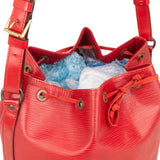 Louis Vuitton Red Epi Leather Sac Noé Petit Shoulder Bag