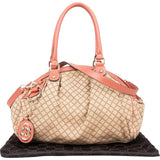 [🔄️B09 / F55] Gucci Diamante Canvas Sukey Handbag - vintageandkickz