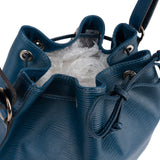Louis Vuitton Blue Epi Leather NM Sac Noe Petit Shoulder Bag