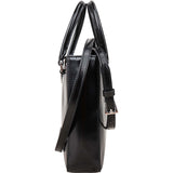 Prada Brushed Patent Leather Mini Tote Crossbody Handbag