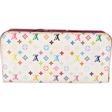 Louis Vuitton Canvas Monogram Multicolor Zippy Clip Organizer Wallet