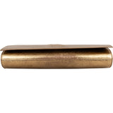 Yves Saint Laurent Crinkled Metallic Leather Cassandre Clutch