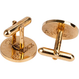 Rolex Vintage Gold & Green Crown Cufflinks Manschettenknöpfe