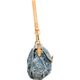 Louis Vuitton Monogram Denim Pleaty Handbag