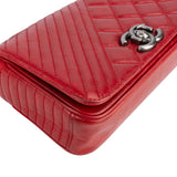 [🔄️B15 / F14] Chanel Quilted Calfskin Medium Boy Crossbody Bag - vintageandkickz