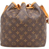 Louis Vuitton Monogram Canvas Sac Noé Petit Shoulder Bag