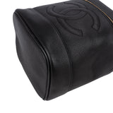 Chanel Caviar Leather CC Vanity Case Handbag