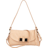 Chloé Pink Leather Lily Ribbon Crossbody Bag