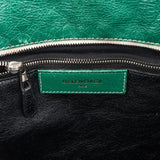 Balenciaga Tricolor Calfskin Leather Bazar Small Tote Crossbody Handbag