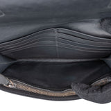 Bottega Veneta Black Intrecciato Leather Continental Wallet