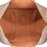 Louis Vuitton Monogram Canvas Keepall 60 Bandoulière Travel Bag