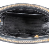 Prada Black Saffiano Leather Small Galleria Handbag