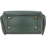 Celine Dark Green Leather Belt Handbag