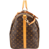 Louis Vuitton Monogram Canvas Keepall 60 Bandoulière Travel Bag