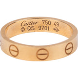 Cartier Au 750 Gold LOVE Wedding Band Ring (#49)