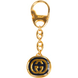 Gucci Vintage Interlocking G Enamel Keychain