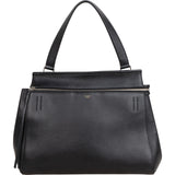 Céline Black Grained Calfskin Edge Shoulder Bag