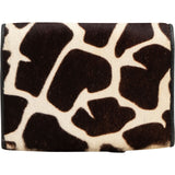Prada Cavallino Animal Hair Giraffe Print Key Holder