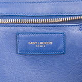 Yves Saint Laurent Blue Calfskin Cabas Chyc Handbag