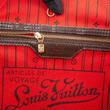 Louis Vuitton Monogram Damier Ebene Canvas Neverfull MM Shoulder Bag