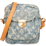 Louis Vuitton Monogram Denim Camera Crossbody Bag