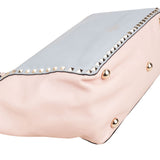 Valentino Garavani Pastell Tricolor Leather Rockstud Trapeze Shoulder Bag