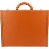 Louis Vuitton Cognac Epi Leather Président Briefcase Aktenkoffer