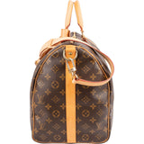Louis Vuitton Monogram Canvas Keepall 50 Bandoulière Travel Bag
