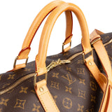 Louis Vuitton Monogram Canvas Keepall 60 Bandoulière Travel Bag