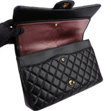 Chanel Quilted Lambskin Maxi Double Flap Crossbody Bag