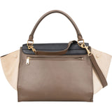 Céline Tricolor Leather Trapeze Handbag