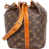 Louis Vuitton Monogram Canvas Sac Noé Petit Shoulder Bag