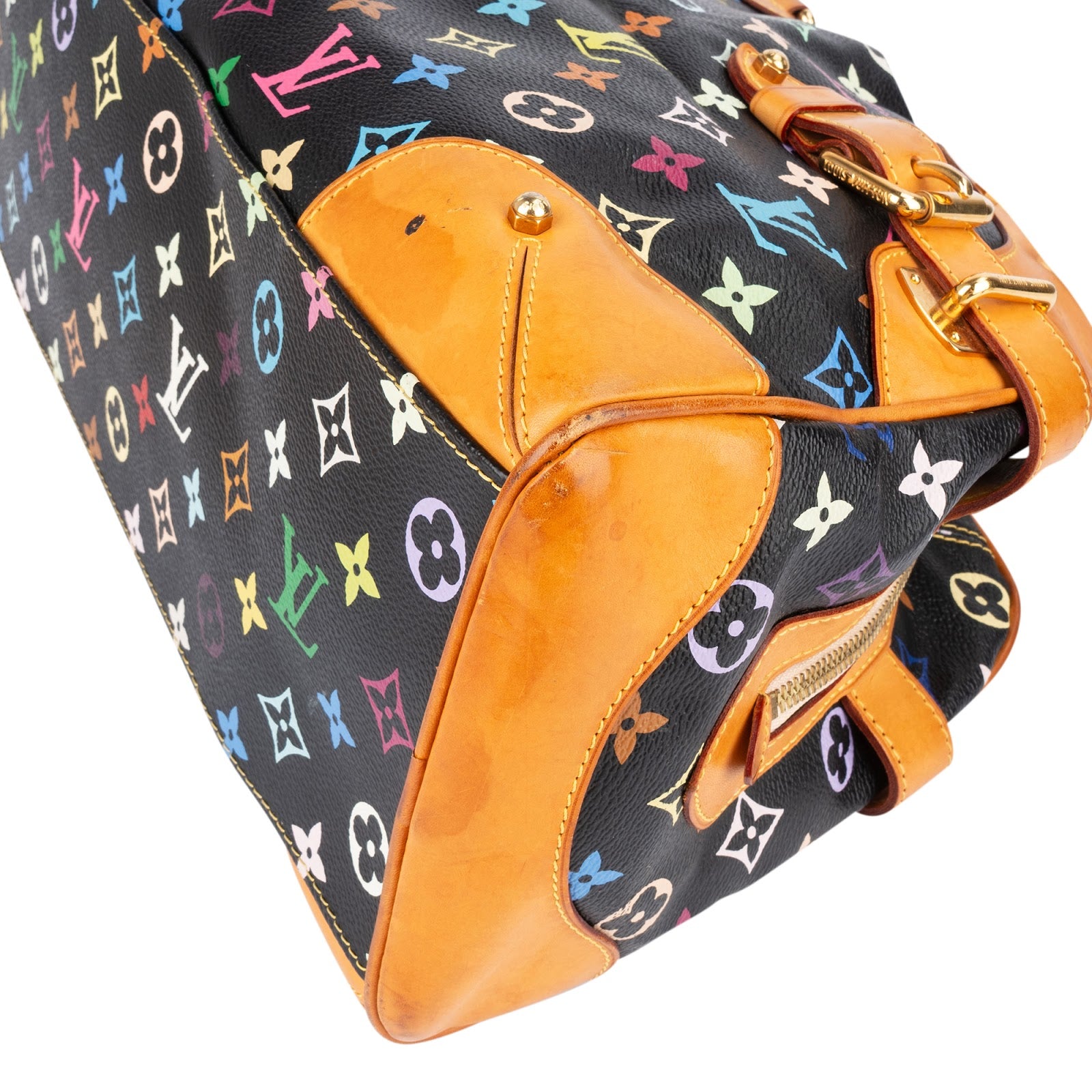 Louis Vuitton Monogram Murakami Multicolor Claudia Shoulder Bag - vintageandkickz