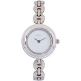 Gucci Silver Tone Change Bezel Chain 11/12.2 Woman Watch