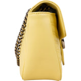 Gucci Bright Yellow Matelassé Leather Marmont Crossbody Bag