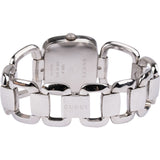 Gucci Silver Tone Horsebit 125.4 Diamonds Woman Watch
