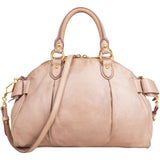 Miu Miu Vitello Lux Leather Bow Handbag
