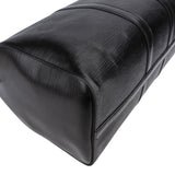Louis Vuitton Noir Epi Leather Keepall 45 Travel Bag