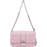 Christian Dior Pink Quilted Leather Diorama Shoulder Bag