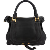 Chloé Grained Calfskin Marcie Medium Satchel Handbag