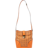 MCM Monogram Visetos Coated Canvas Shoulder Crossbody Bag
