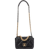 Chanel 19 Quilted Lambskin Medium Single Flap Crossbody Bag