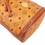 MCM Monogram Visetos Drawstring Bucket Crossbody Bag - vintageandkickz