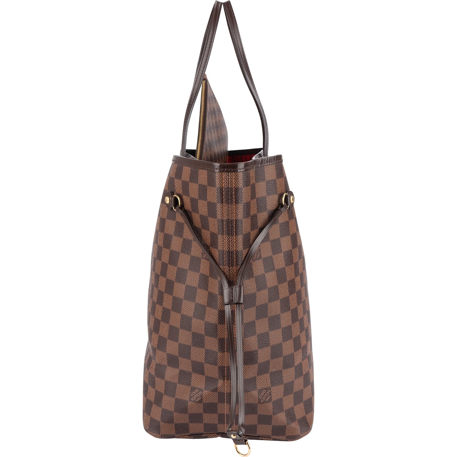 Louis Vuitton Monogram Damier Ebene Neverfull GM Shoulder Bag - vintageandkickz